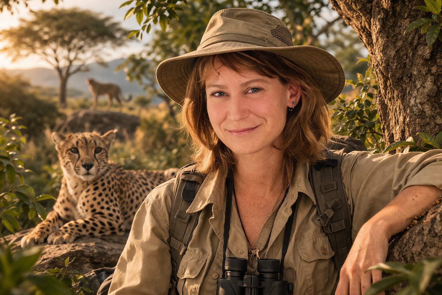 Monika Girardi — Feldforschung im goldenen Sonnenlicht